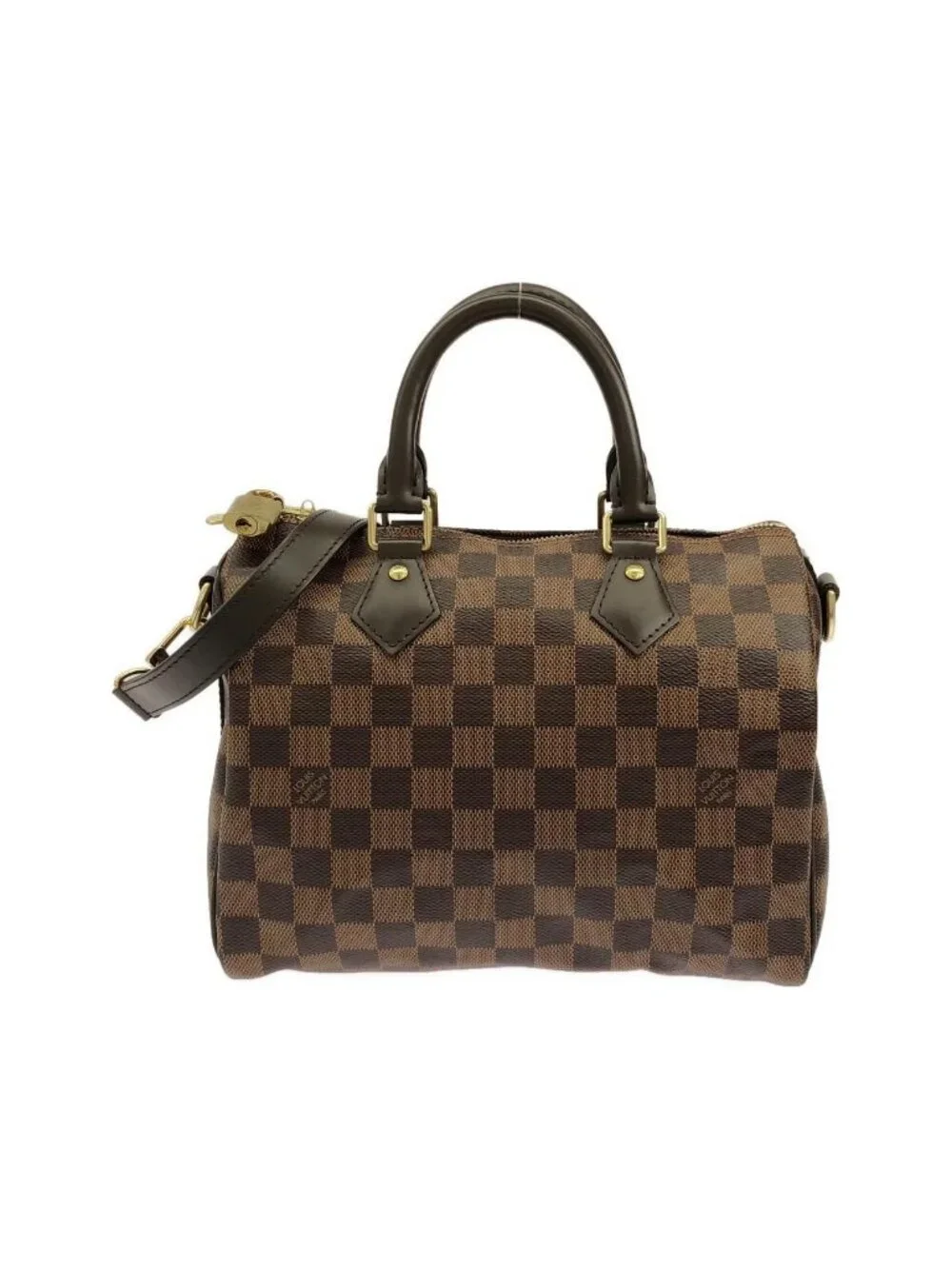 Louis Vuitton Damier Speedy Bandouliere 25 Boston Bag